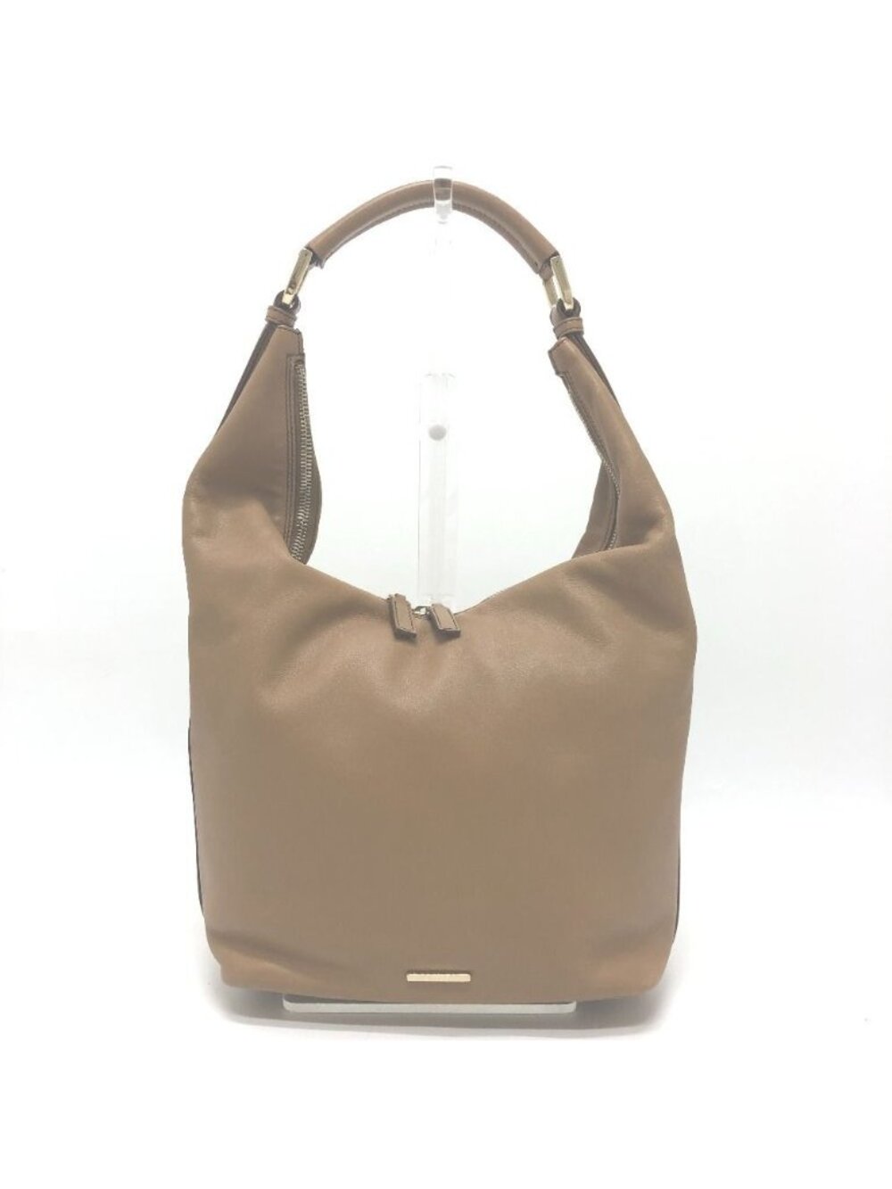 Gucci Shoulder Bag Logo Leather Brown